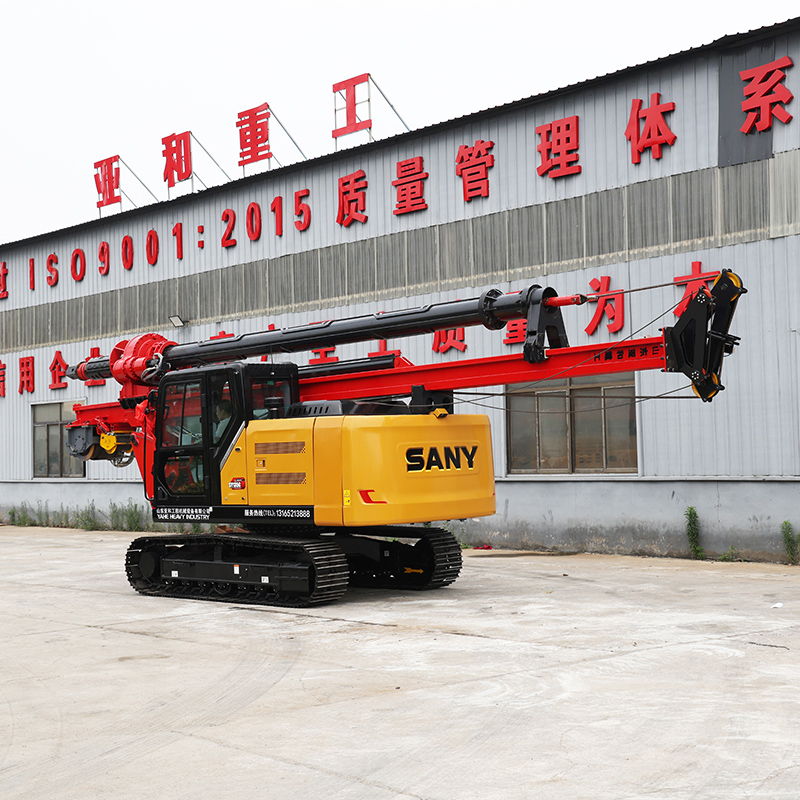 三一135挖掘机改装旋挖钻机